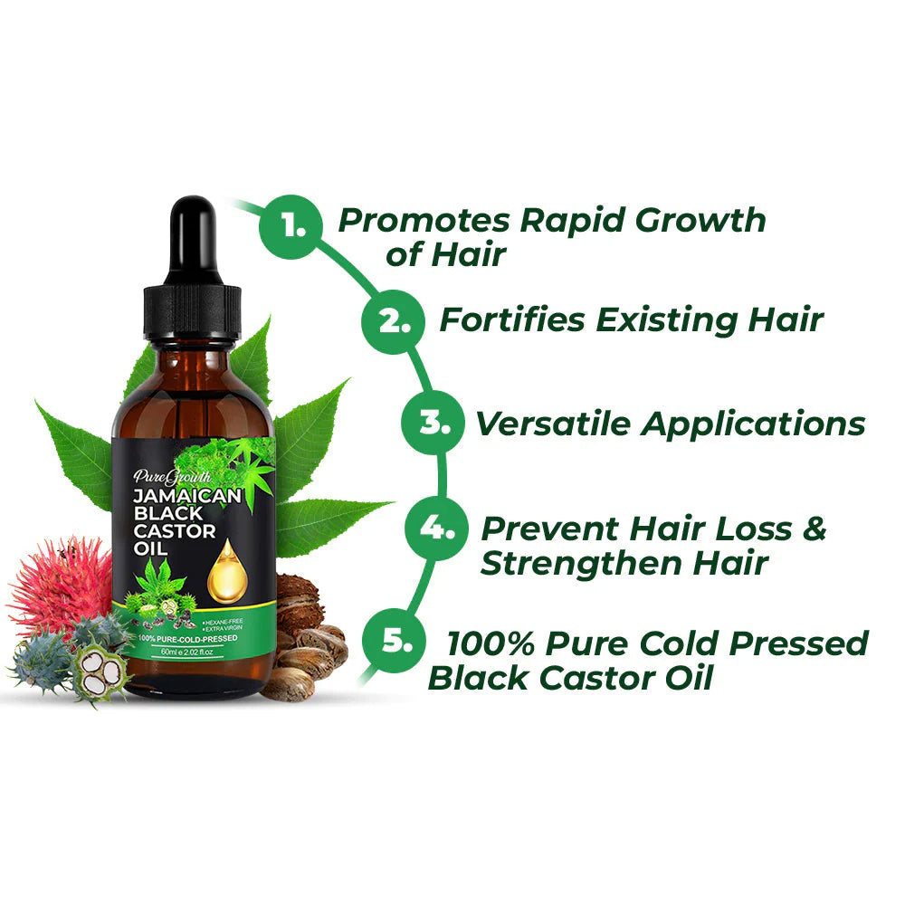 PureGrowth Jamaican Black Castor Oil